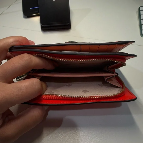Kate Spade Red Leather Wallet - Picture 3 of 3
